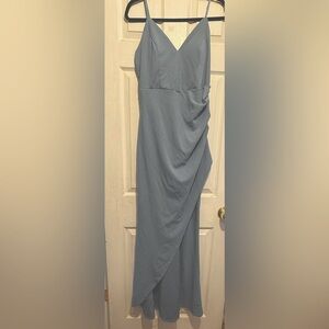 Windsor floor length dress! Size L, color blue, NWT!!